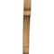 Ekena Millwork 3 1/2"W x 24"D x 28"H Olympic Smooth Knee Brace, Western Red Cedar BRC04X24X28OLY00SWR - alternate 3